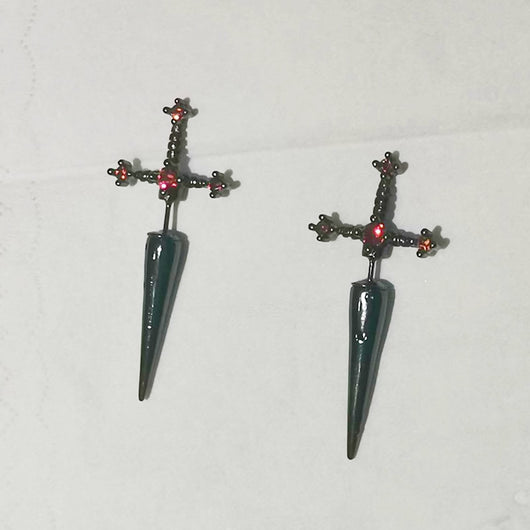 Sword Metal Earrings