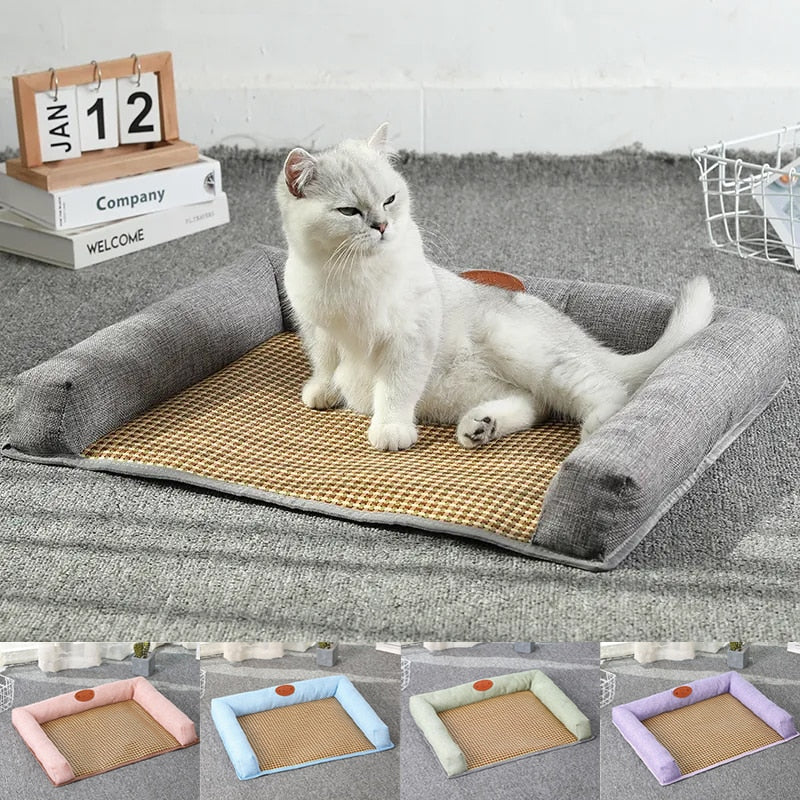 Summer Cat Bed Cooling Pet Mat