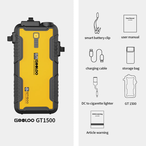 Emergency Car Engine Jump Starter Kit Tools