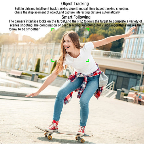 Phone Tripod Auto Face Tracking Live Video