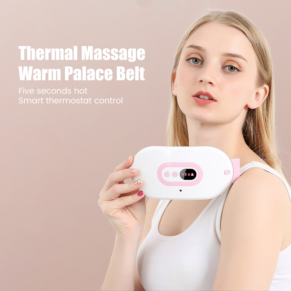 Period Belt Menstrual Pain Relief Abdomen Heating Massager