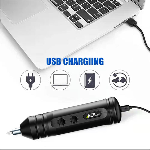 Portable Mini Electric Screwdriver Smart Cordless Automatic Screwdriver Multi-function Bits Portable Power Tools Set - OZN Shopping
