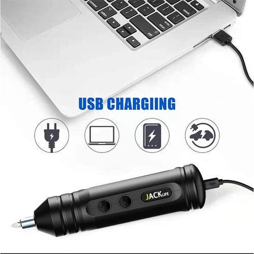 Portable Mini Electric Screwdriver Smart Cordless Automatic Screwdriver Multi-function Bits Portable Power Tools Set - OZN Shopping