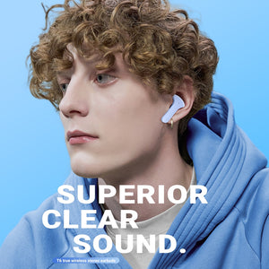 Airpod Earphone Wireless Bluetooth 5.0 Headphones Sport Gaming Headsets Noise Reduction Earbuds with Mic + Free cover