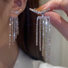 Load image into Gallery viewer, Korean Tassel Long Fashion Earrings
