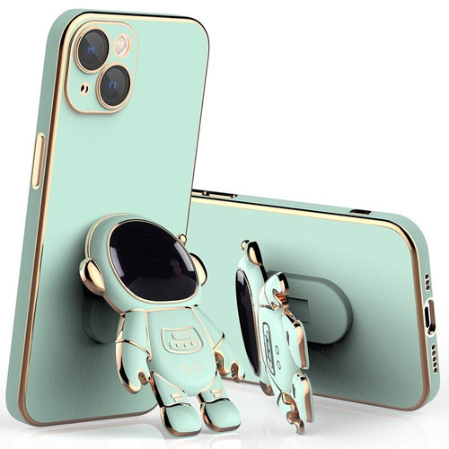 Astronaut Phone Case For iPhone 13 12 Mini 11 Pro XS Max X XR 6 6S 7 8 Plus SE2 13 Luxury Square Soft Cover