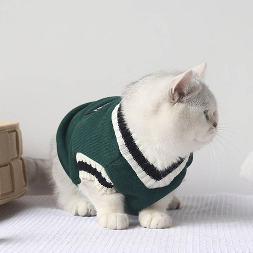 Cat Dog Sweater Pullover Winter Pet Clothes