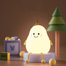 Load image into Gallery viewer, LED Pear Fruit Night Light
