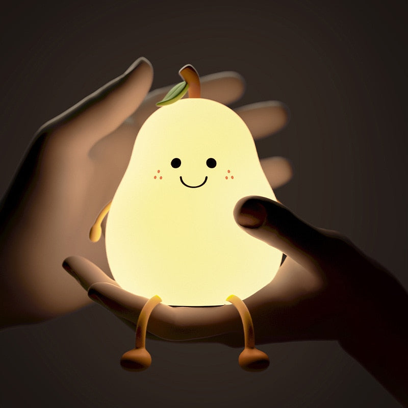 LED Pear Fruit Night Light