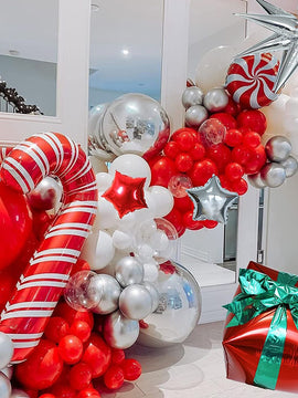 Christmas Balloons Arch Home Party Decoration