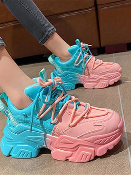 Women Mix Color Sneaker Shoes