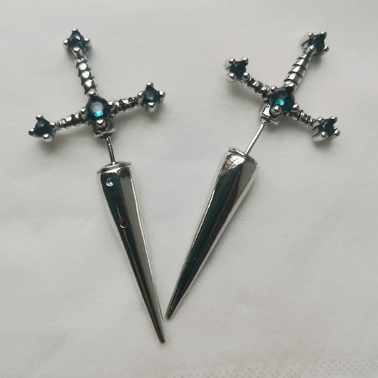 Sword Metal Earrings