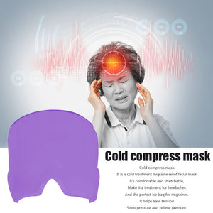 Gel Cold Headache Migraine Relief Cap Head Hat Massager