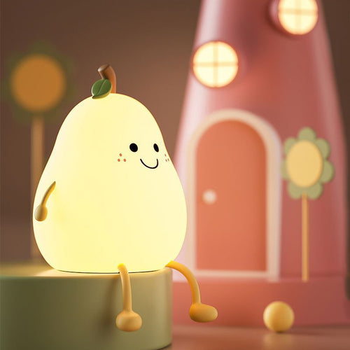 LED Pear Fruit Night Light
