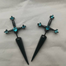 Load image into Gallery viewer, Sword Metal Earrings
