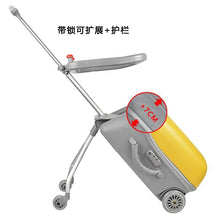 Load image into Gallery viewer, Lazy suitcase children&#39;s trolley case travel luggage
