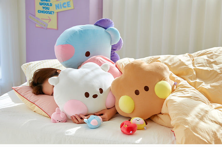 Bt21 RJ KOYA CHIMMY TATA SHOOKY Cartoon Anime Plush Pillow Kawaii Cute Large Soft Plushie Animals Doll Toys
