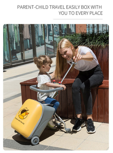 Lazy suitcase children's trolley case travel luggage
