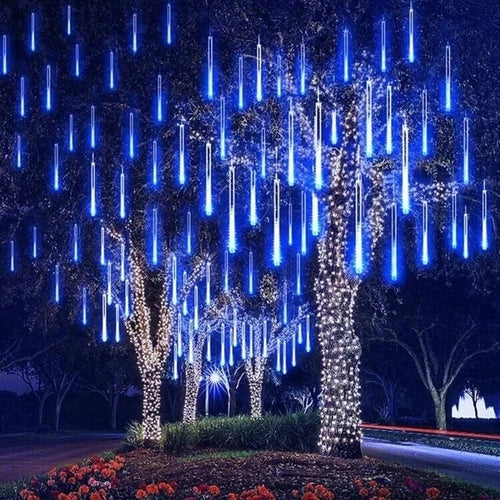 Tube Christmas New Year LED Meteor Shower Garland Decoration