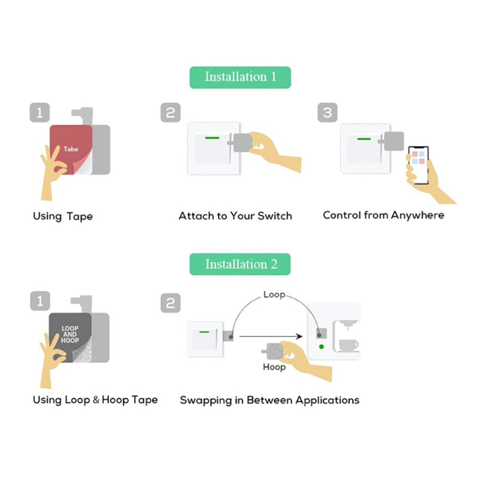 Switch Robot   App Control Light On Off Smart  Switch Bot