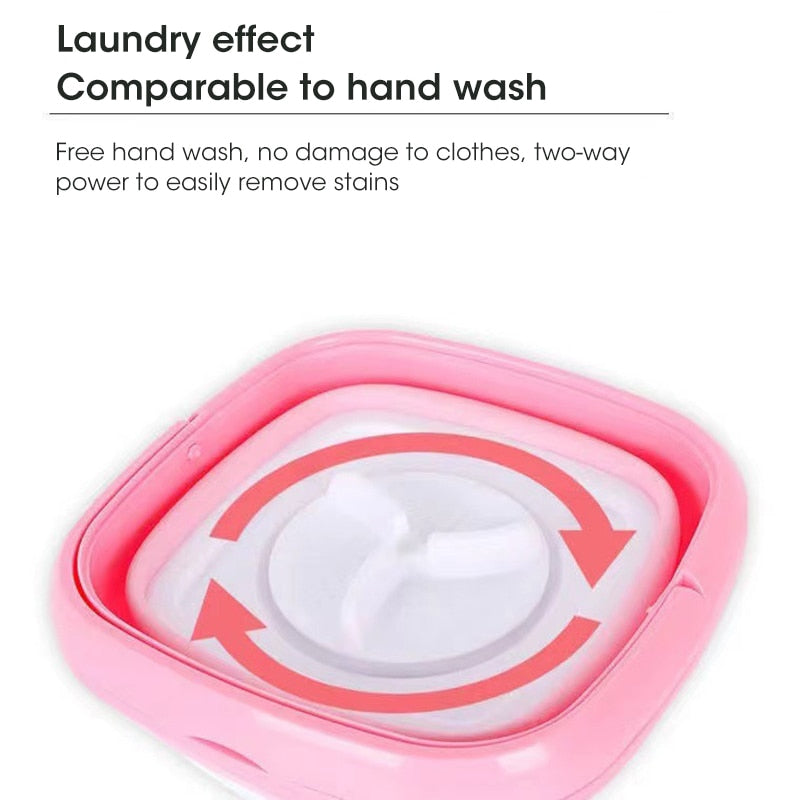 Travel Portable Folding Washing Machine