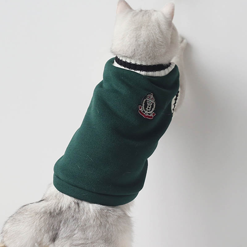 Cat Dog Sweater Pullover Winter Pet Clothes