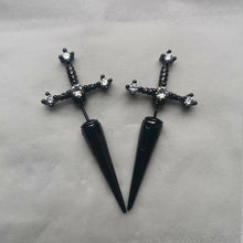Load image into Gallery viewer, Sword Metal Earrings
