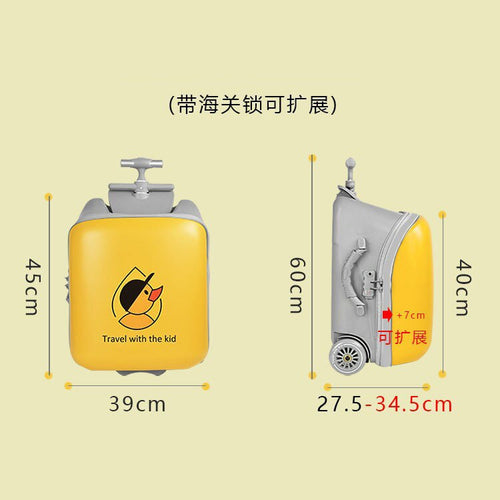 Lazy suitcase children's trolley case travel luggage