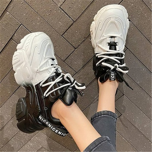 Women Mix Color Sneaker Shoes