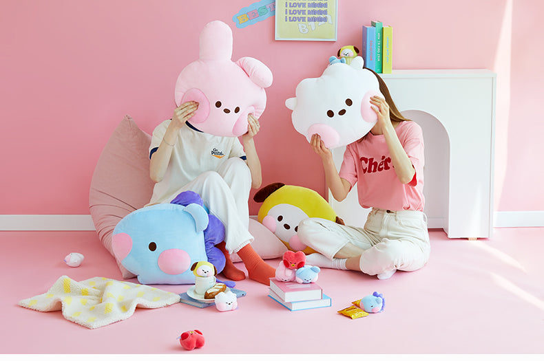 Bt21 RJ KOYA CHIMMY TATA SHOOKY Cartoon Anime Plush Pillow Kawaii Cute Large Soft Plushie Animals Doll Toys