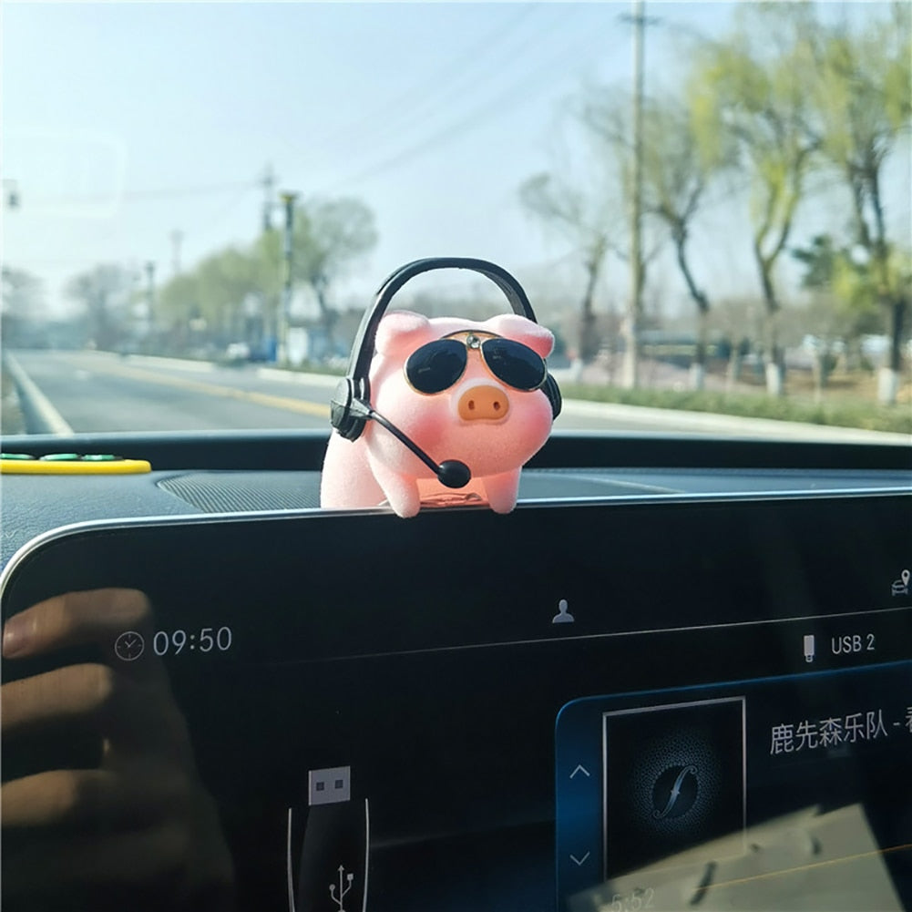 Cute Pig Car Accessories