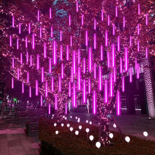 Tube Christmas New Year LED Meteor Shower Garland Decoration