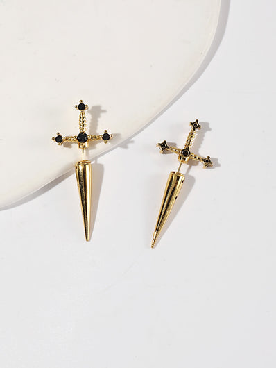 Sword Metal Earrings