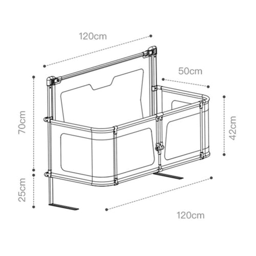 Baby Crib Bed Side