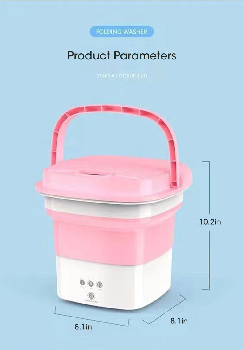 Travel Portable Folding Washing Machine