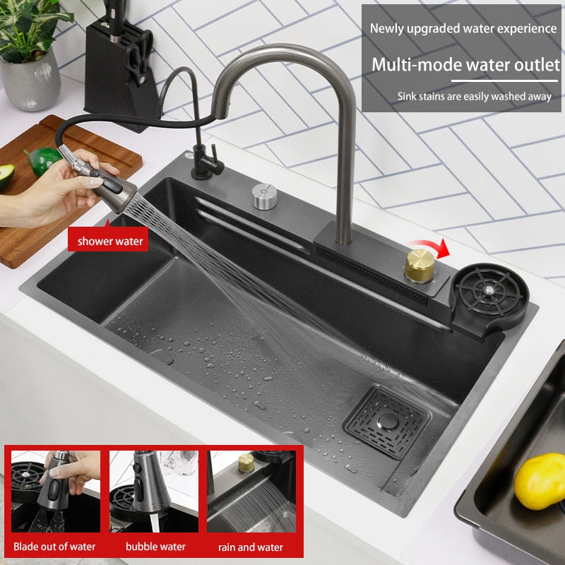 Kitchen Sink with Faucet & Accessories