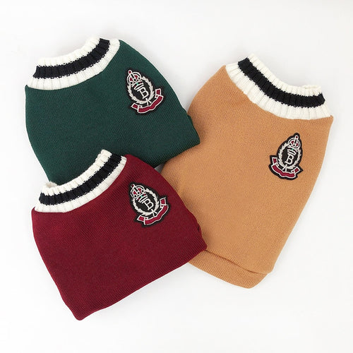 Cat Dog Sweater Pullover Winter Pet Clothes