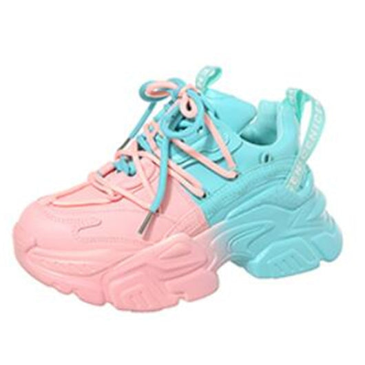 Women Mix Color Sneaker Shoes