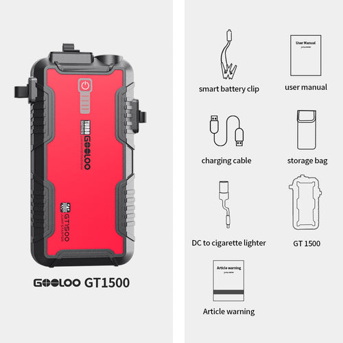 Emergency Car Engine Jump Starter Kit Tools