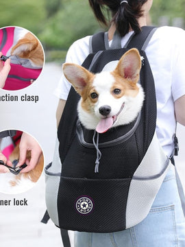 Pet Dog Carrier Bag Travel Backpack