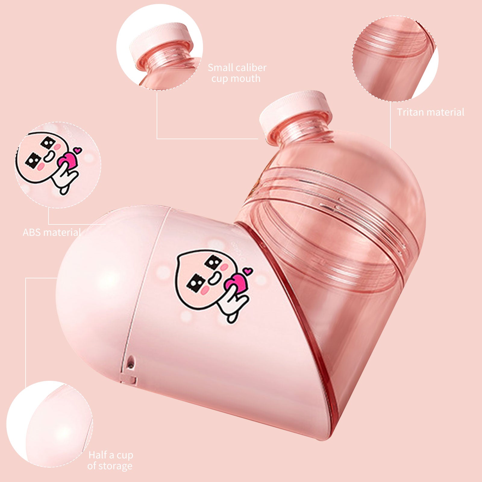 Heart Bottle Cup