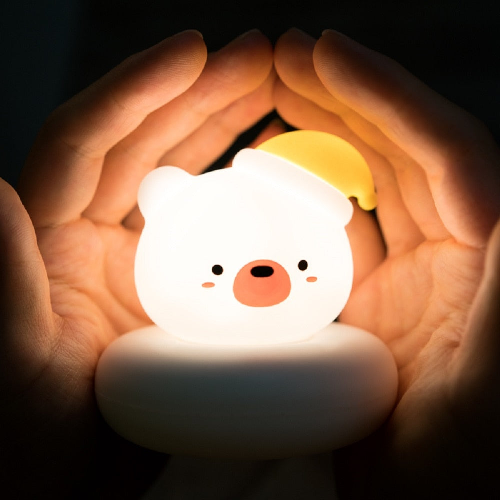 Cute Rabbit Cat Duck Bear Night Light