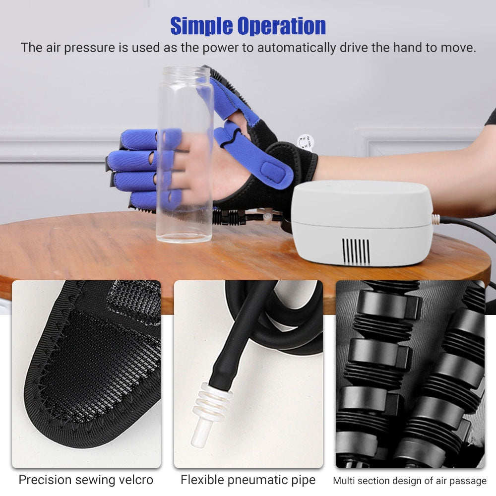 Hand Robot Gloves Massage Rehabilitation Therapy