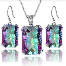 Load image into Gallery viewer, Exquisite Double Heart Necklace Earrings Bracelet Jewelry Set
