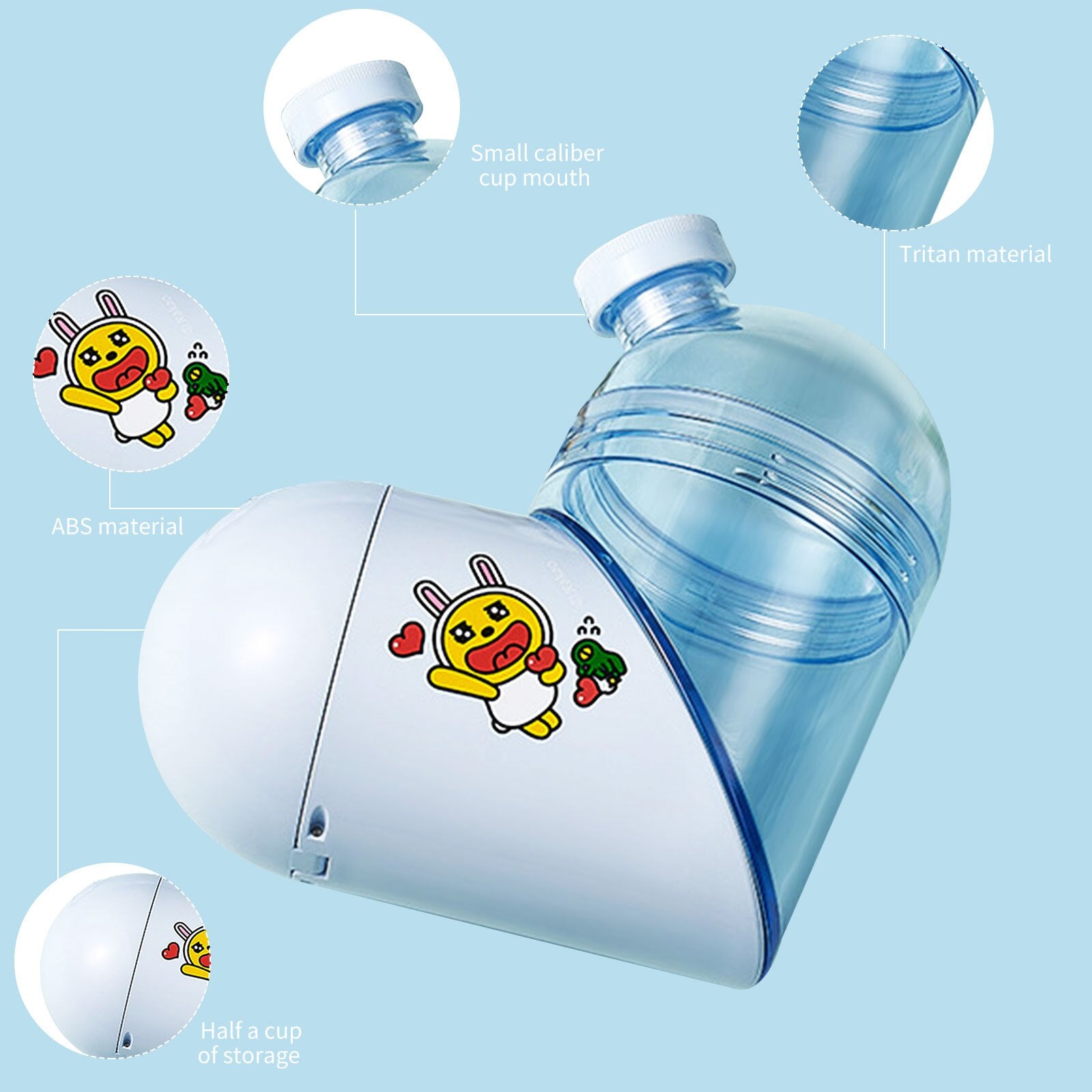 Heart Bottle Cup