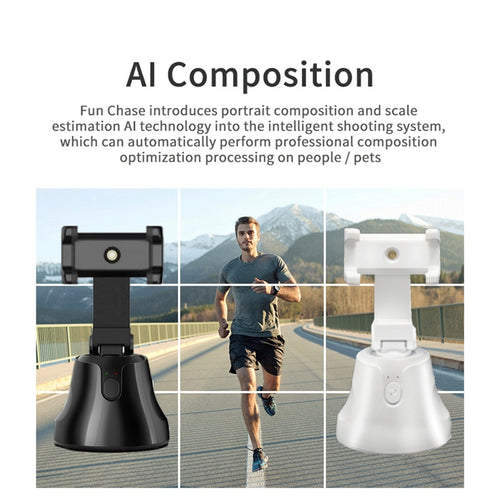 Phone Tripod Auto Face Tracking Live Video
