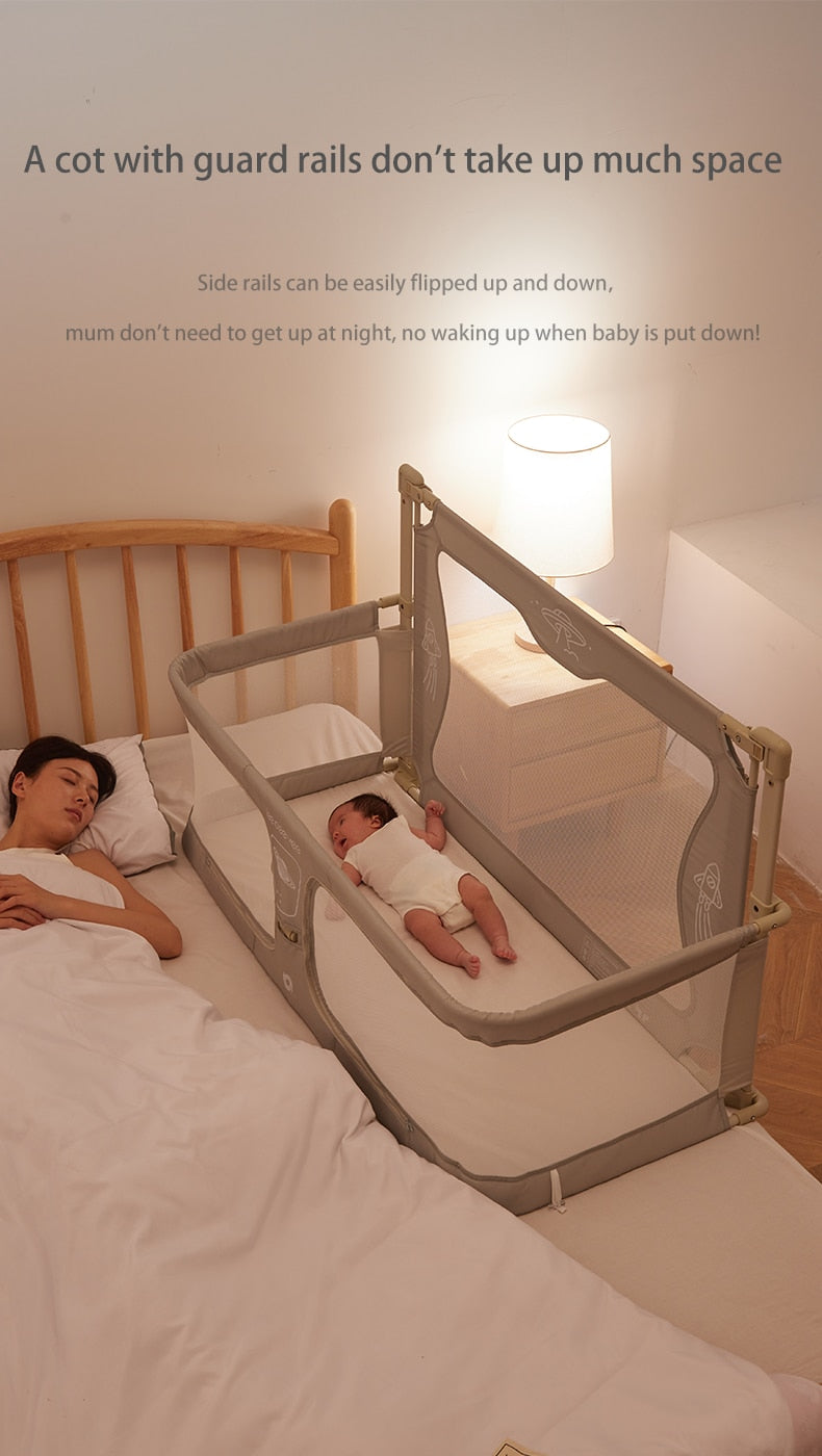 Baby Crib Bed Side
