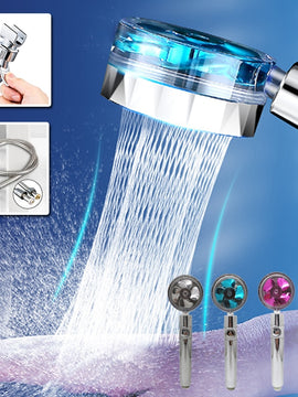 Turbocharged Shower Head Filter - Rainfall Shower Head Water Saving High Pressure Shower Head Bathroom