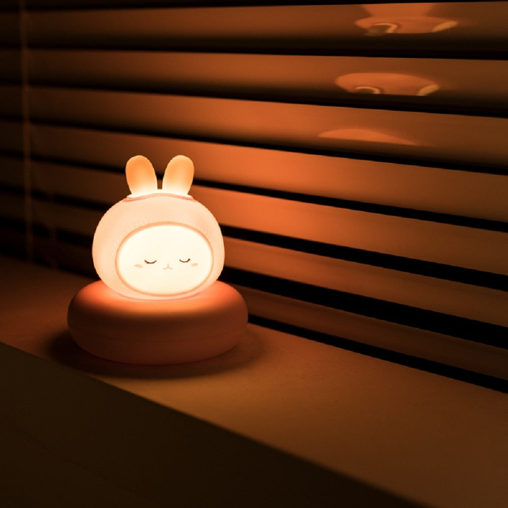 Cute Rabbit Cat Duck Bear Night Light