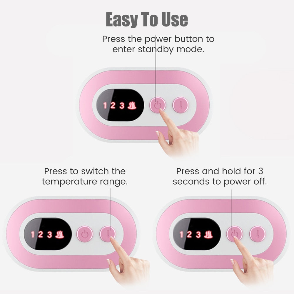 Period Belt Menstrual Pain Relief Abdomen Heating Massager